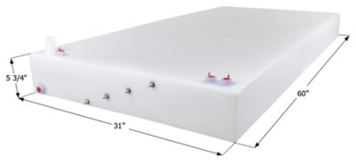 Icon Jayco Fresh Water Tank, WT3544, 60x31x5 3/4, 42 Gal, 15171