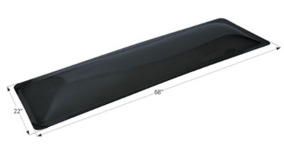 Icon RV Skylight, Black, 62-1/8 in. x 21-1/8 in. x 4 in., SL1864