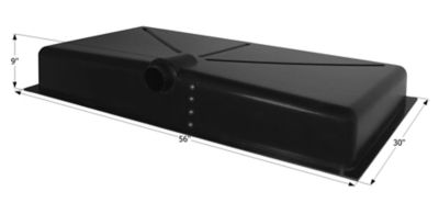 Icon Holding Tank HT241-SD, 56x30x9, 43 Gal