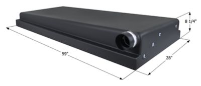 Icon Holding Tank H3882, 59x28x8 1/4, 44 Gal, 14991