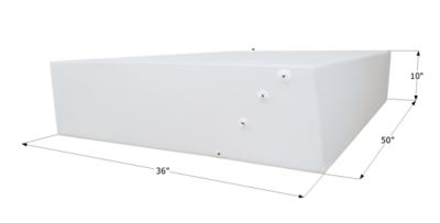 Icon Jayco Fresh Water Tank WT3594, 50x36x10, 38 Gal, 14023