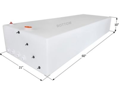 Icon Jayco Fresh Water Tank, WT3832, 60x21x10, 51 Gal, 14568