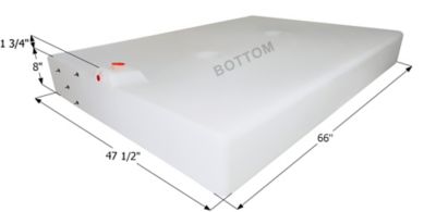 Icon Jayco Fresh Water Tank, WT3676, 66x47 1/2x8, 106 Gal, 14318