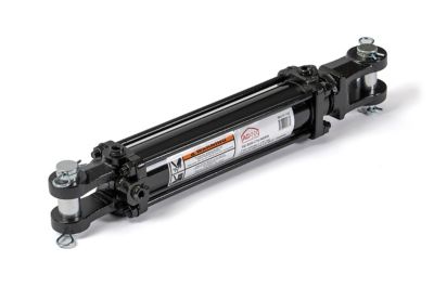 Image showing  2 in. x 8 in. Tie Rod Cylinder, 1-1/8 in. Rod Diameter, with Dual Port (SAE8 & 1/2 in. NPT), 2500 PSI