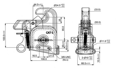 Image showing  Cat 1 Quick-Hitch Lower Hooks. No-Weld-Required Lift-Arm Upgrade Kit