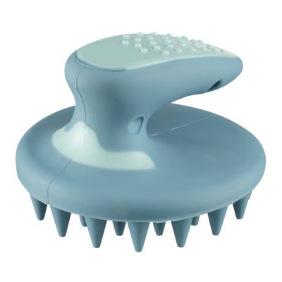 Barn Star Soft-Touch Round Curry Comb, Blue