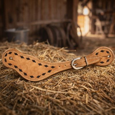 Image showing  Buckstitch Suede Stratford Spur Straps