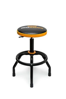 Image showing  Adjustable Height Swivel Shop Stool 26 in. to 31 in.