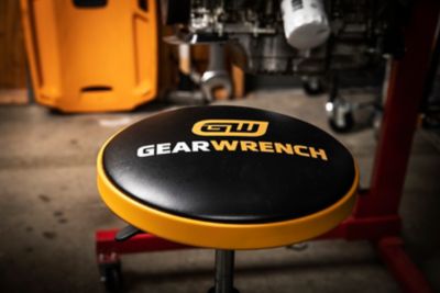 Image showing  Adjustable Height Swivel Shop Stool 26 in. to 31 in.