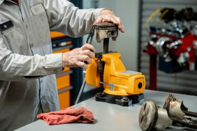 Image showing  4 in. Mechanic's Bench Vise with Anvil