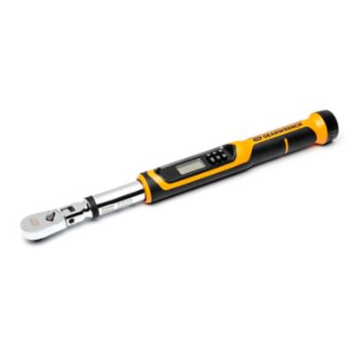 Image showing  3/8 in. Flex Head Electronic Torque Wrench with Angle 10-100 ft/lb