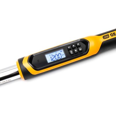 Image showing  3/8 in. Flex Head Electronic Torque Wrench with Angle 10-100 ft/lb