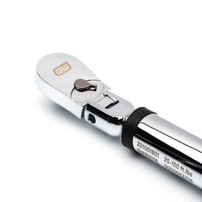 Image showing  3/8 in. Flex Head Electronic Torque Wrench with Angle 10-100 ft/lb