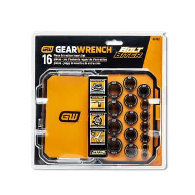 Image showing 6 th GEARWRENCH 16 pc. Bolt Biter SAE/Metric Wrench Insert Set