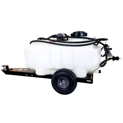 Image showing  25 gal. Tow-Behind 2-in-1 Sprayer with 90 in. Boom Sprayer and 12 ft. Hand Sprayer