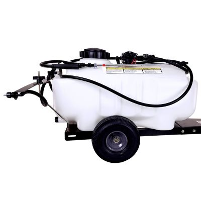 Image showing  25 gal. Tow-Behind 2-in-1 Sprayer with 90 in. Boom Sprayer and 12 ft. Hand Sprayer