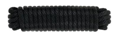 Koch Industries Polypropylene, Solid Braid, Black, 5/8 in. Diameter, 30 ft. Length, 1 ea.