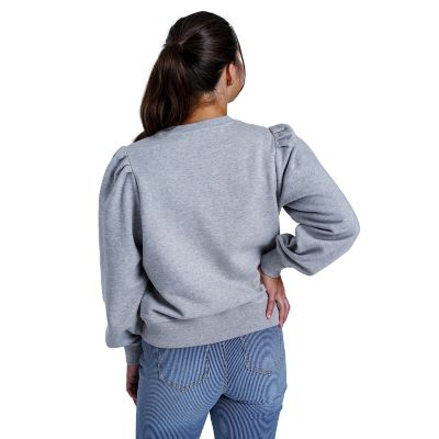 Image showing  Women's Puff-Sleeve Fleece Sweater
