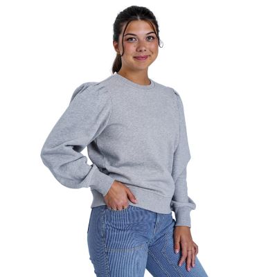 Image showing  Women's Puff-Sleeve Fleece Sweater