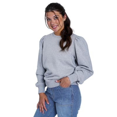 Image showing  Women's Puff-Sleeve Fleece Sweater