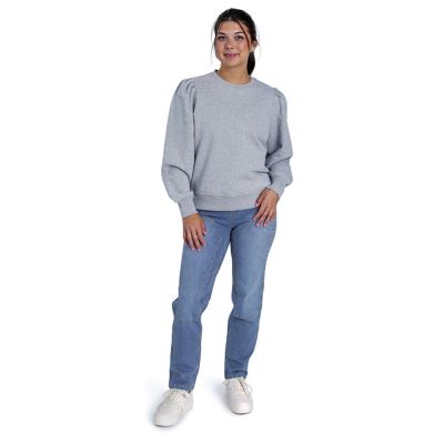 Image showing  Women's Puff-Sleeve Fleece Sweater