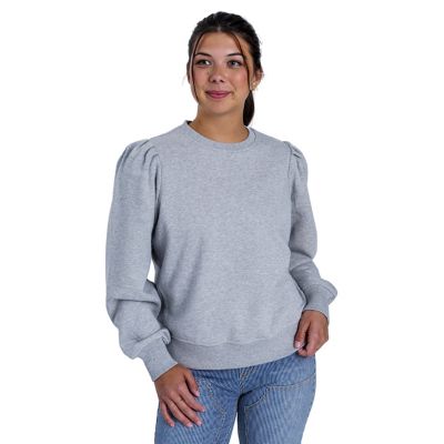 Molly Yeh Women's Puff-Sleeve Fleece Sweater