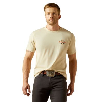 Image showing 1 th Ariat Men's Ariat Tapaz Zapoteco Graphic Crew Neck Short-Sleeve T-Shirt