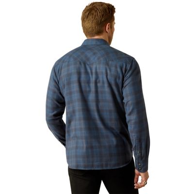 Image showing  Men's Holland Retro Long-Sleeve Button-Down Shirt