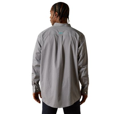 Image showing  Men's Wrinkle-Free Caleb Classic Fit Long-Sleeve Button-Down Shirt