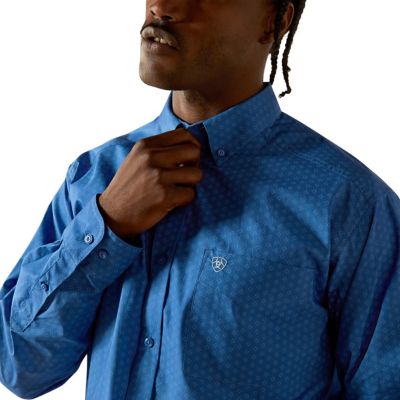 Image showing 2 th Ariat Men's Stratfod Classic Fit Long-Sleeve Button-Down Shirt