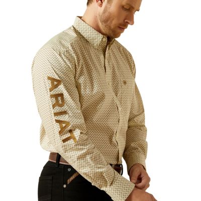 Image showing  Men's Team Pierce Classic Fit Long-Sleeve Button-Down Shirt