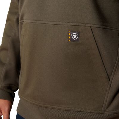 Image showing  Men's Workman DuraCanvas 1/4 Zip Work Sweatshirt