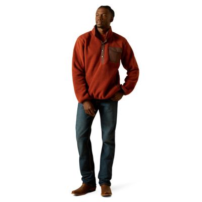 Image showing 3 th Ariat Men's Polar Bear Mock Sweater