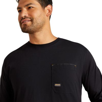 Image showing  Men's Workman Born For This Work Crew Neck Long-Sleeve T-Shirt