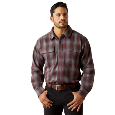 Ariat Men's Heavy Flannel Long Sleeve Work Shirt