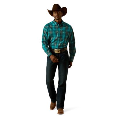 Image showing  Men's Moisture Movement Technology Pro Series Bear Classic Fit Long-Sleeve Button-Down Shirt