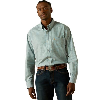 Image showing  Men's Pro Series Banner Classic Fit Long-Sleeve Button-Down Shirt