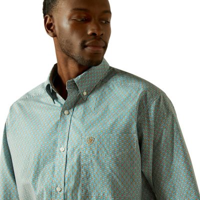 Image showing  Men's Pro Series Banner Classic Fit Long-Sleeve Button-Down Shirt