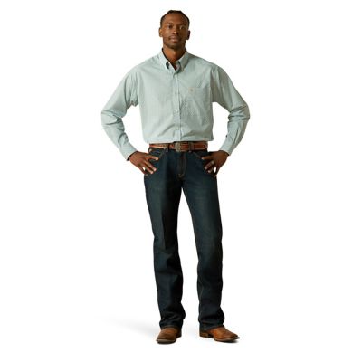 Image showing  Men's Pro Series Banner Classic Fit Long-Sleeve Button-Down Shirt