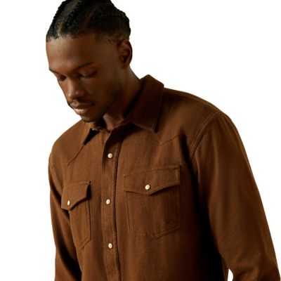Image showing 2 th Ariat Men's Hyde Retro Long-Sleeve Button-Down Shirt