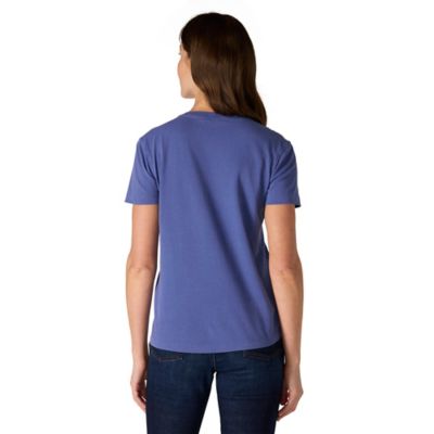 Image showing  Women's Relaxed Fit Lightweight Short Sleeve Garment Dye Pocket T-Shirt