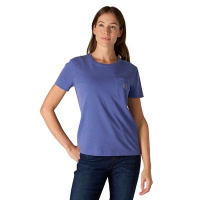 Carhartt Women's Relaxed Fit Lightweight Short Sleeve Garment Dye Pocket T-Shirt