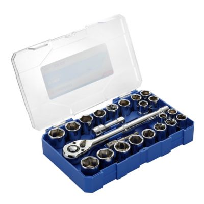 Image showing  1/2 in. Drive SAE/Metric Socket Set, 23 pc.