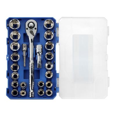 Image showing  1/2 in. Drive SAE/Metric Socket Set, 23 pc.