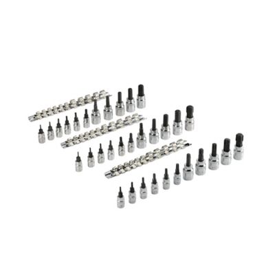 Image showing  33 pc. Bit Socket Set with Metal Rack