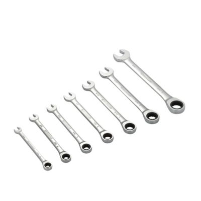 Image showing  Metric Ratchet Combination Wrenches, 7 pc.