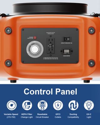 Image showing  HEPA MAX 970 Air Scrubber