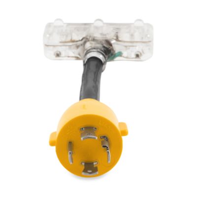 Image showing 5 th Camco Heavy-Duty 4-Prong Locking Generator Adapter