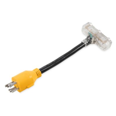 Image showing 6 th Camco Heavy-Duty 4-Prong Locking Generator Adapter