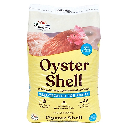 Manna Pro Oyster Shell Poultry Treat, 50 lb.